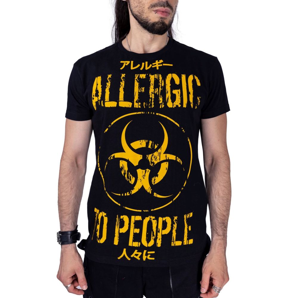 Heartless - ALLERGIC Unisex Tshirt - Black